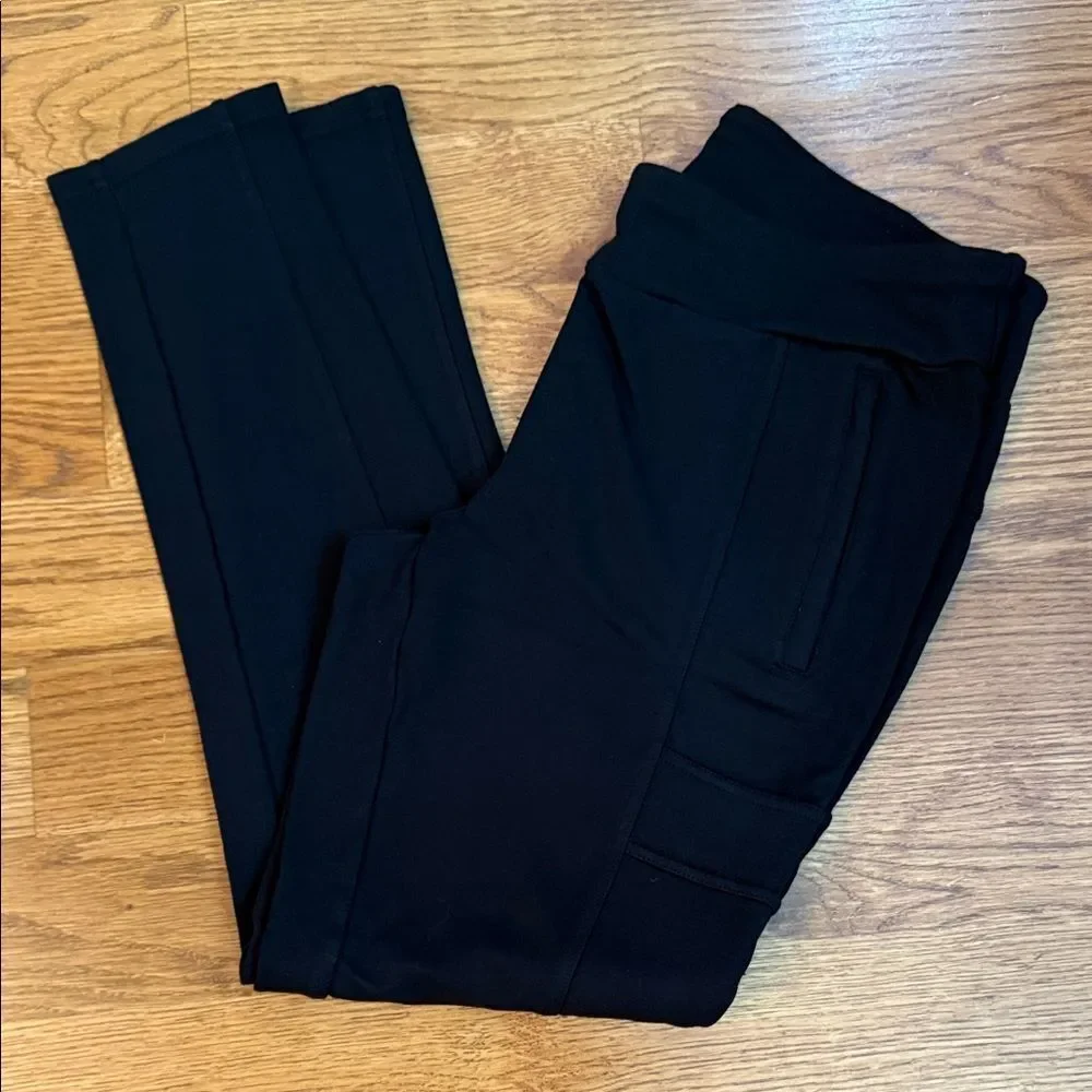 Jockey Cargo Ponte Pants Black Stretch Size L